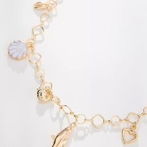 Anthropologie Nautical Charm Cluster Necklace